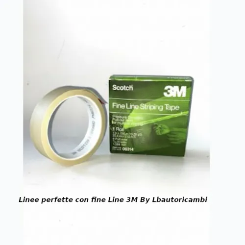 Nastro 3m 06314 fine line verde lbautoricambi