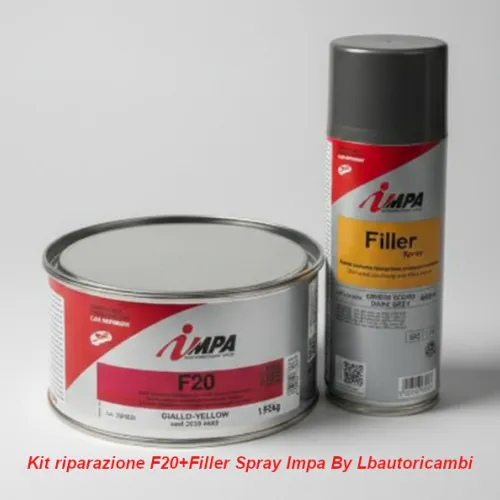 Kit riparazione carrozzeria stucco impa f20 filler spray