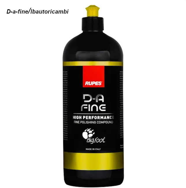 Bottiglia rupes d-a fine polish finitura per lucidatrice rotorbitale fai da te.