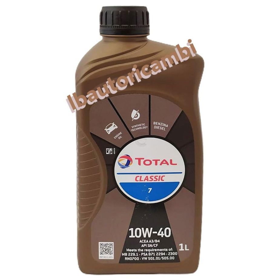 Total 10w40 classic 7 rn0700 1 litro Total 10w40 rn0700